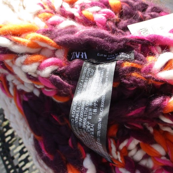 Oversized ZARA Scarf NWT - Picture 5 of 5